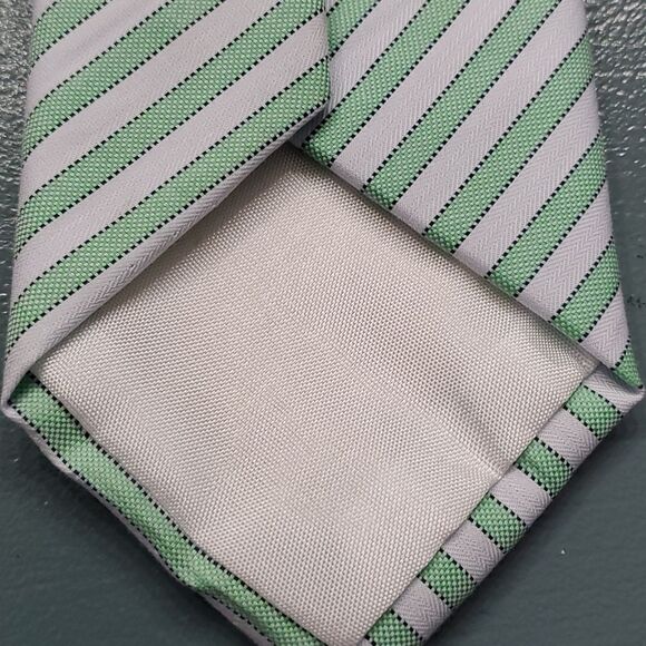 Men's Giorgio g.T.Rhodes Vero Beach NWT Tie, new with tags. Green/white. - Picture 6 of 8